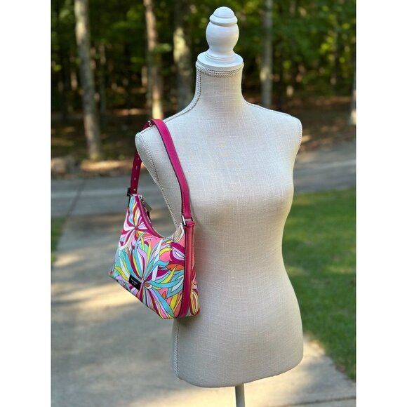 Kate Spade Sam Icon Anemone Floral Small Shoulder Bag KB940 NWT *READ* - Picture 3 of 16